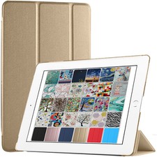 iPad Air 3 PRO 10.5 9.7 10.9 7.9 10.2 Sleep/Wake PC Dual Angle Stand Cover Gold