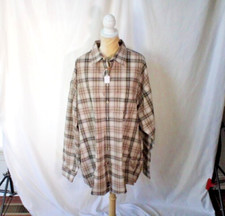 Burberry London Mens Shirt Size XXL Long Sleeve Plad Button Down