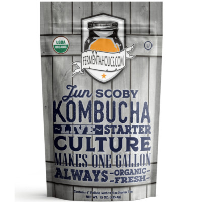 Fermentaholics - Jun Kombucha SCOBY Starter Culture Homebrew Fermentation Skoby