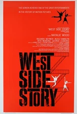 Westside Story  Movie Poster  Rita Moreno George Chakiris Russ Tamblyn 27x40