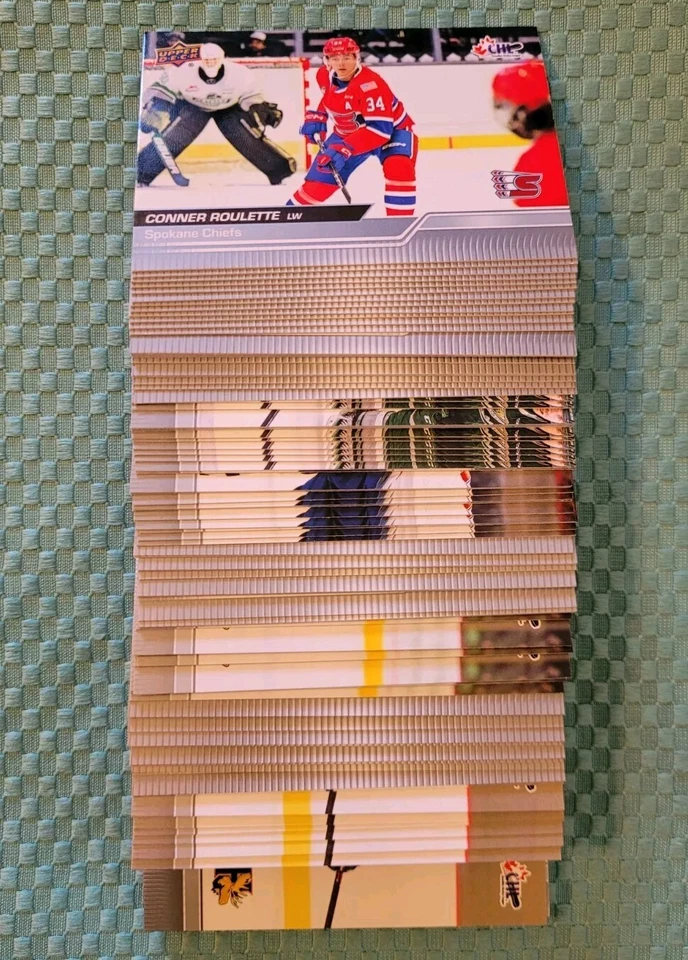 2023-24 Upper Deck CHL Hockey Singles (Pre-RC Cards) Cards 1 through 150 - Image 2 of 3