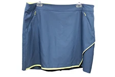 Slazenger Women's Skort - Golf, Pickleball, & Tennis Pockets!  Size 14 Blue