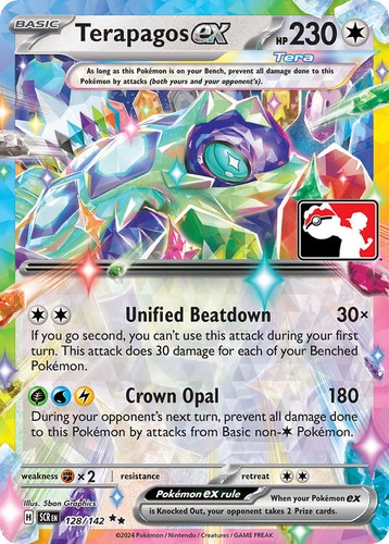 170 142 pokemon card Terapagos ex 170/142 SIR Illustration Rare Stellar Crown TCG NM the official authentication and grading ensure this card remains a verified mainstay of your growing collection. NM! Terapagos ex (170/142) Stellar