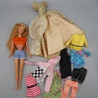 Vintage 1991 Mattel Cali Girl Barbie Doll with extra outfits Lot 90s