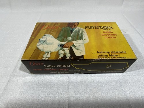 Vintage Oyster Professional Animal Grooming Clipper Model A-5 Original Box Set