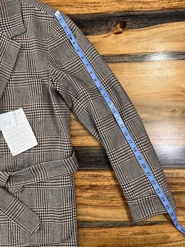NWT Sartorio Napoli Silk Cashmere Linen Special Order Belted Field Jacket 50 IT - Picture 8 of 20