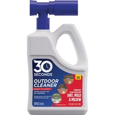 30 seconds Outdoor Cleaner 64 Oz. Ready To Spray Hose End Algae, Mold & Mildew