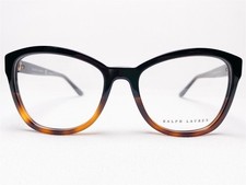 NEW Ralph Lauren RL6142 5581 Womens Eyeglases Frames Black/Havana Square 51/17