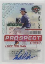 2024 Panini Prospect Edition Mojo Prizm Signatures 16/25 Luke Holman Auto 19b1