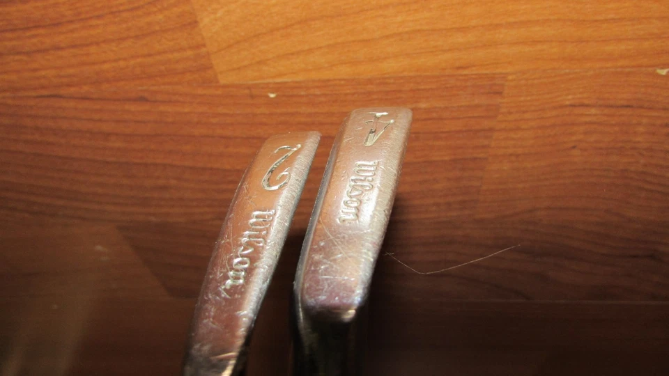 Винтажный лот из 2 айронов для гольфа Wilson Staff Tour Blade 2 и 4 со стальным стержнем F-235 S - Изображение 4 из 4