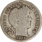 1913-S Barber Dime