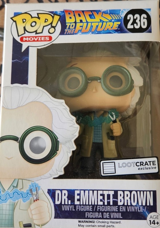 Funko Pop! Vinyl Figure: Back to the Future Dr Emmett Brown #236  *NOS READ*