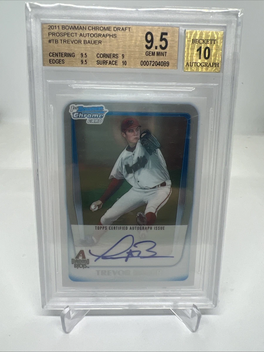RC Trevor Bauer 直書きサイン on card auto インスク Trevor Bauer Baseball Sports Trading Cards & Accessories Rookie