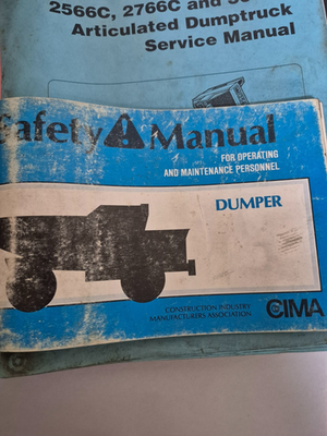 Terex 2566C,2766C/3066C Articulated Dumptruck Service Manual | eBay