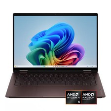 HP - OmniBook X Flip 2-in-1 - 14" 2K Touchscreen Laptop - AMD Ryzen AI 5 430 ...