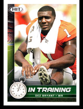 2010 SAGE Hit In Training Dez Bryant #72 Rookie RC