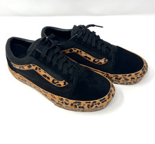Vans Old Skool Platform Leopard Mens Size 6 B...