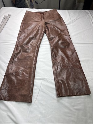 Vintage Women's Wilson s Leather Pants Pelle Studio 90s Y2K Size 2  30x29