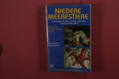 411140 Helmut Schuhmacher NIEDERE MEERESTIERE BLV Verlagsgesellschaft mbH