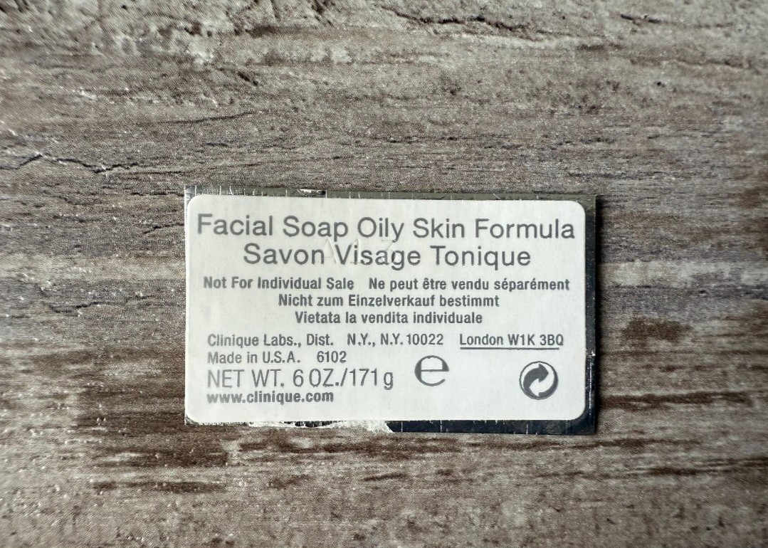 🚨Clinique &ldquo;Skin Type 3&rdquo; Oily Skin Formula Full Size/6 oz. Facial Bar Soap New🚨