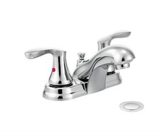CFG by Moen 40225 Cornerstone Chrome 2-Handle Low Arc Bath Faucet with Drain