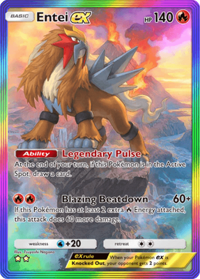 FAST) Entei ex - Rainbow Rare - ENG - Pokemon TCG Pocket | eBay FAST) Entei ex - Rainbow Rare - ENG - Pokemon TCG Pocket | eBay