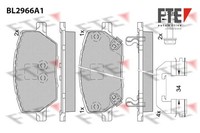 FTE Bremsbelagsatz Scheibenbremse 9011210 FüR Fiat 500X 334 AXN1B AXR11 Multijet