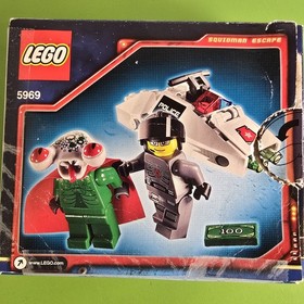 LEGO Space Police: Squidman Escape (5969) Complete W/ Minifigures, Inst , & Box