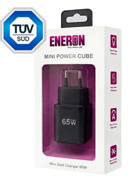 GaN-Ladegerät 65 W PowerCube schwarz USB-C Garantie: 2 Jahre