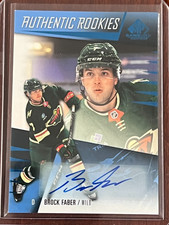 Brock Faber Authentic Rookies Auto #238 2023 Upper Deck SP Game Used [M184]