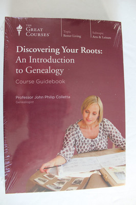 The Great Courses: Discovering Your Roots Intro to Genealogy 3 DVDs & Book New