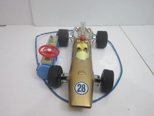 VTG 1960's Bandai Japan Tinplate Battery Operated Racing Car 'Grand Prix Racer'