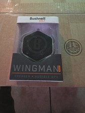 New in box Bushnell Golf Wingman Mini Bluetooth Speaker w/ Audible GPS