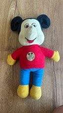 Disney Vintage Knickerbocker 70's Mickey Mouse Club Plush Good Condition