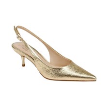 Women's Jewel Badgley Mischka Ilana Pointed Toe Pumps Gold Metallic