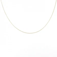 Authentic K10YG Chain Necklace  #260-003-570-3907