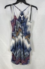 Mini Vestido BCBG Mujer Estampado Multicolor Talla XS