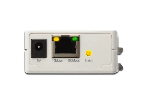 DIGITUS Printserver LPT RJ45 Schwarz 10/100 MBit/s TCP/IP IPP SMB DHCP