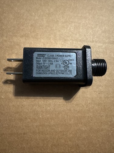 Czjutai - LED Transformer LED Power Supply, Model JT-DC050V2000-D -  5V 2A 