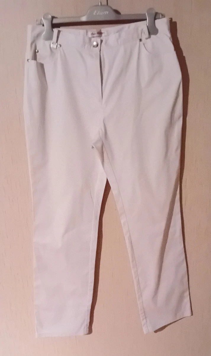 Pantalon Blanc T42 Anne Weyburn