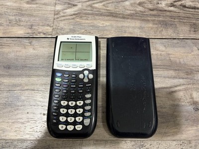 Texas Instruments TI-84 Plus Graphing Calculator LCD Display w/Cover Black #L1