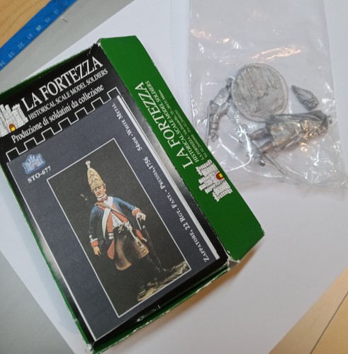 Lotto Qt2 Figurini In Piombo 54mm - Foto 2 di 7