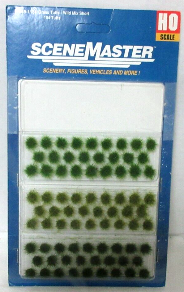 Scala HO Walthers SceneMaster 949 1134 Wild Mix ciuffi corti 1 fila andato