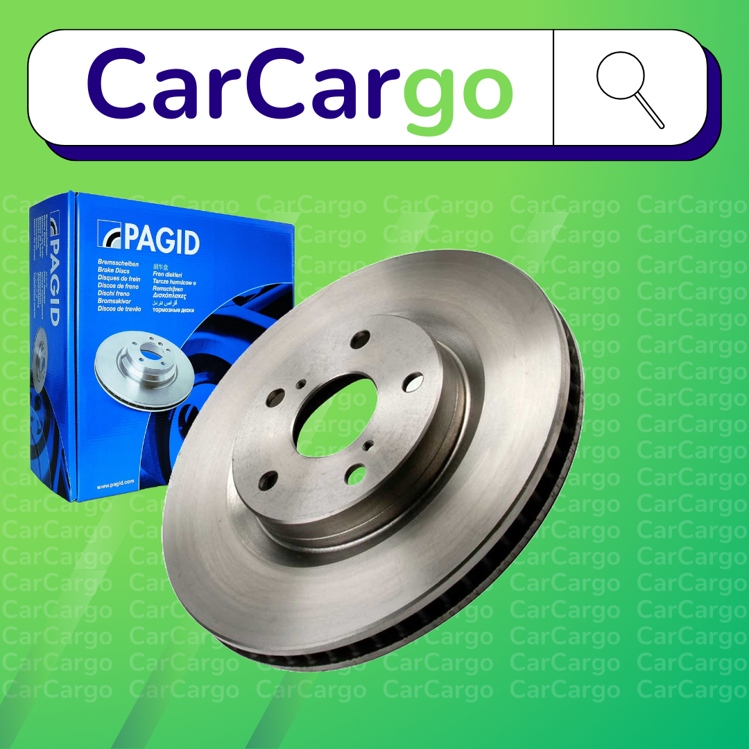 Pagid Vented Front Brake Discs Pair For Toyota Mirai FCV 2014-2020 296 mm