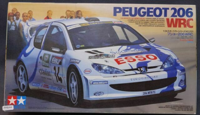 Tamiya Automotive Model 1//24 Car Peugeot 206 WRC Scale Hobby 24221