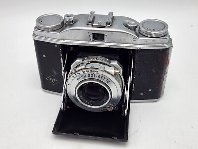 その他 Agfa Solingtte Vintage Agfa Solinette II 35mm Film Folding Camera w/ Apotar 50mm