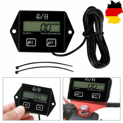Drehzahlmesser LCD Digital Für KFZ Motorsäge Kettensäge Und Andere 2/4Takter