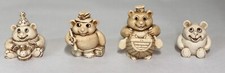lot Of 4 HARMONY KINGDOM SUPPLIER OF THE WIMBERLEY BEAR Rare Great