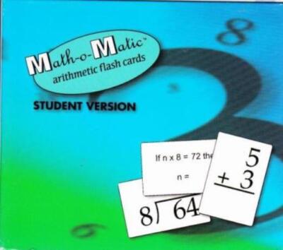 Math-O-Matic: Arithmetic Flash Cards PC MAC CD learn math fractions numbers game