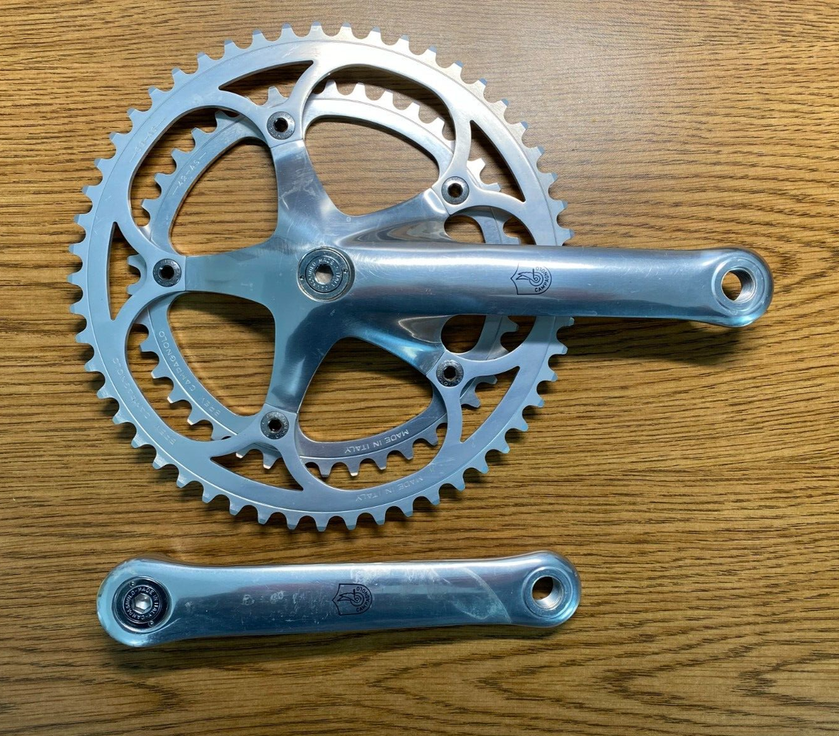 CAMPAGNOLO CROCE DAUNE CRANKSET, 2 X 8 SPEED, 53-42T, 170MM PLUS